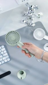 ROBOT RT-BF19 Kipas Portable Mini Handy Mini Fan Gagang Genggam Portable Rechargeable Garansi Resmi