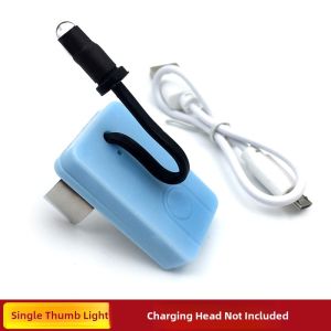 Professional Ear Cleaning Tool Rechargeable Thumb Light Handheld Visible Ear Spoon USB Finger Light Ear Digging Tools