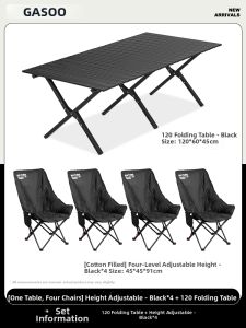 GESHU | Outdoor Portable Folding Chair for Camping Fishing Picnics Beach With Extra Padding