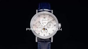 Pagani Design Womens Moonphase Quartz Watch Luxury Sapphire Stainless Steel Casual Business Dress Womens Watch+Gift Box