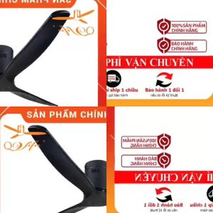 Quạt trần hiện đại - Quạt sát trần Qvifa-57VF90 lắp văn phòng công tyGara Ô tô nhà hàng