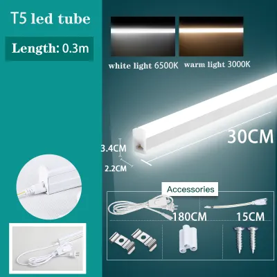 Led Tube Light T5 T8 Super Bright 220V Home Kitchen Cabinet Lamps Tube Bar 6W For Living Room Bedroom Closet Lighting Fixture