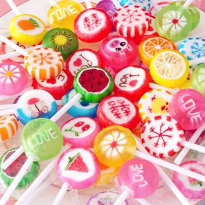 Lolipop Creative Trending Cute Windmill Cartoon Bulk Candy Fruit Slices Children Snacks Childrens Days
