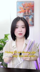 Máy dập phồng chân tóc CENBI x VYANH dập xù chân tóc giúp tóc phồng tự nhiên và không làm tổn thương tóc