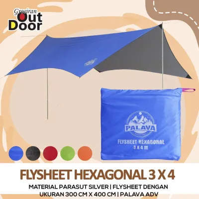 Flysheet hexagonal 300x400cm Palava Adv