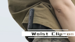 Rechargeable USB Portable Mini Waist Clip Fan Outdoor mini fan fan portable，Built-in 4500mAh Power Bankwaist mounted fan，Camping Fan