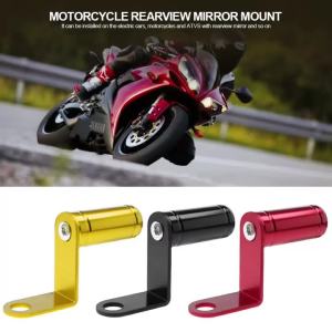 Moto Mirror Expander Bracket Motorcycle Accessories Multifunctional Phone Holder Levers Universal Adapter Holder Clamp Bar Alloy