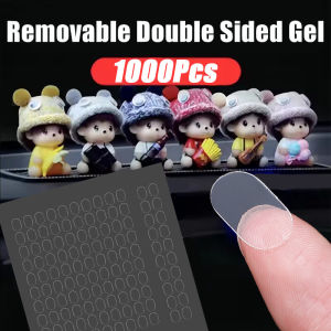 1000Pcs Super Strong Double Sided Nano Glue & Doll Foot Fixed Stickers