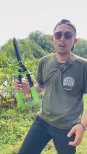 ISKU Gunting Rumput Baja Gunting Ranting 65 Baja Mangan Gunting Yang Disesuaikan 530mm Gunting Kebun