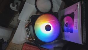 CPU COOLER RGB FAN PROCESSOR COOLER RGB 6 HEATPIPE