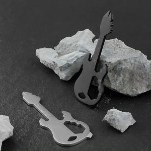 1Pc Outdoor multi-functional creative Guitar opener Survival emergency measuring gadget ruler wrench