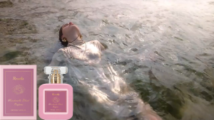 Roxelis Marshmallow Blush Perfume 50ml - Sweet Strawberry & Vanilla Fragrance Long-Lasting Body Mist Daily Wear