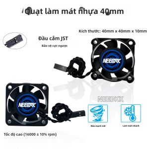 Quạt Làm Mát Động Cơ NEEBRC RC 5V-12V DC Tản Nhiệt 10000-30000RPM Cho Động Cơ 28/36/42mm ESC Gió Mạnh Nhanh JST 25/30/35/40/45/50mm