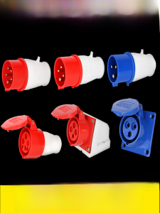 Industrial Aviation Plug Waterproof Not Explosion-Proof Socket Connector Male and Female Docking Three-Phase Power 3/4 Core 5 Hole 16a32a