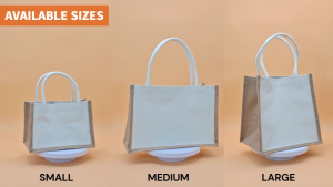 MP00 Reusable Canvas Bag Splicing Cotton Rope Bag