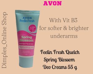 AVON FEELIN FRESH QUELCH ANTI-perspirant Deodorant Creams 55 g