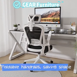 Ergonomics Mesh Chair Computer Office Head Rest Reclining Chair Study Adjustable Gaming Backchair