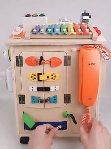 Bảng bận rộn ngôi nhà bận rộn busy board bằng gỗ cao cấp cho bé ( nhiều mẫu)