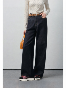 VEGA CHANG | Quần Jeans Xòe Phong Cách Retro Dễ phối