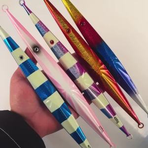 PROBEROS 5 Chiếc Kim Loại Dạ Quang Jig Dụ Bộ 100G-400G Câu Cá Biển Sâu Nước Mặn Mồi Nhân Tạo Với Dụng Cụ Câu Cá Phụ Kiện