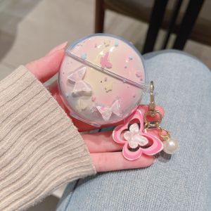 Huawei Freebuds7i Wireless Bluetooth Earphone Case Transparent Anti-Fall Scratch-Resistant Soft Shell Cute Cartoon Kitty Earphone Cover