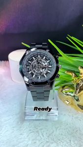 Jam Tangan Pria Asli Tahan Air Premium Original Import Vavavoom New Model Kasual Bisnis Lexier Terbaru Stainless Steel Waterproof Kalender Aktif Luminous Bercahaya Kaca Glass Tebal Quartz Analog Aksesoris Arloji Mekanis Mens Watches Formal Trendy -JV18