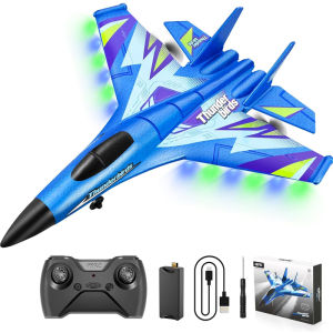 4DRC G6 RC Plane with 2 Take-off Modes Glider Flying Helicopter RC Hobby Jet Plane 2.4G Remote Control Foam Fighter Airplane Toy