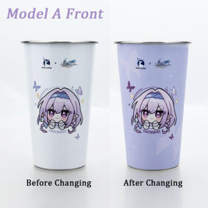 Coffee Co branded Color Changing Stainless Steel Cold Water Cup Collection Gift In Stock