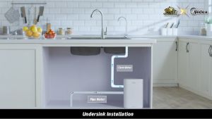Midea Undersink 4 Stage Ultrafiltration Water Purifier Water System Model: MU136-4