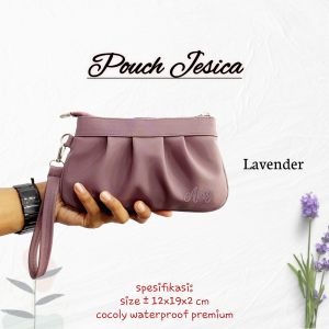 dompet wanita terbaru 2025 promo pouch JESICA dompet serbaguna multifungsi bahan cocolly premium