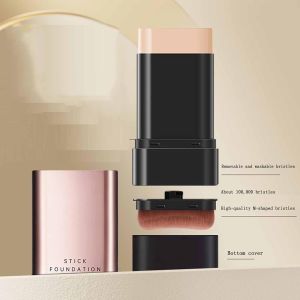 Sweat-Resistant Sweat-Resistant Foundation Stick 2 in 1 Instant Concealing Foundation Stick Waterproof Base Makeup