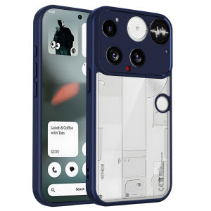 Nothing Phone 3 A024 Case Air Cushion Shockproof Clear Matte Back Cover Hard Phone Case for Nothing Phone 3 2025 Silicone Bumper