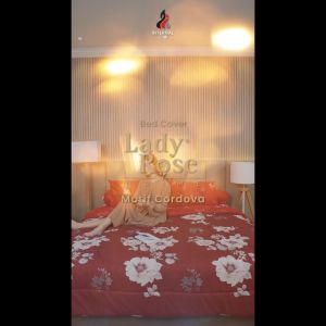 Lady Rose Prime - Sprei King 180x200 Tinggi 30Cm Rumbay Bantal 2 - Cordova