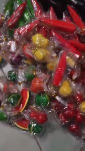 10PCS Souvenir Pernikahan Gantungan Kunci Aneka Buah Kemas Plastik.