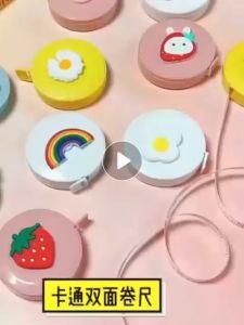 ILU67 Meteran Gulung Putar Mini 150cm: Pengukur Badan & Lingkar Perut