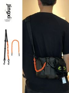 JINGQIAN | Decorative Orange Acrylic Chain for LV Keepall25