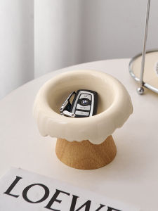 Nordic Style Entranceway Key Storage Decorative Piece Luxury Minimalist Home Decor Ceramic Shoe Rack Wall Mounted Shelf