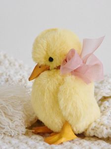 Handmade 3-Joint Plush Doll Materials Kit DIY Yellow Duck/Cat Original Design Sewing Crafts Home Fabric from Mainland China