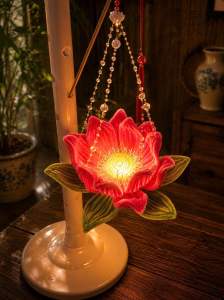 Lồng Đèn Hoa Sen Kẽm Nhung Handmade – Đèn Trung Thu Trang Trí Lung Linh Quà Tặng Ý Nghĩa