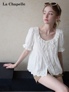 La Chapelle | Áo Blouse Thêu Cột Dây