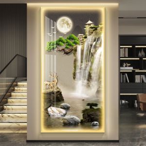 Kexiang | Luxury Entrance LED Light Decorative Painting