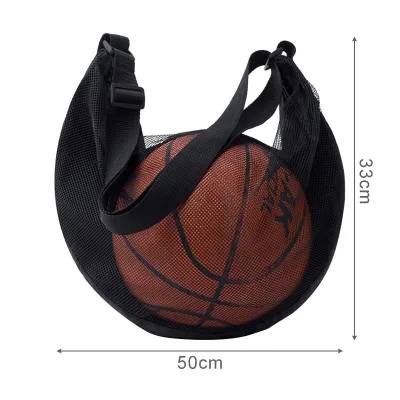 Portable Basketball Storage Bag Single-shoulder Bag for Ball Outdoor Sports Equipment Storage Mesh Bag Volleyball Football Bags