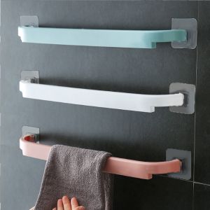 Adhesive Bathroom Towel Rack: A Versatile Wall-Mounted Organizer