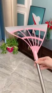 Magic Broom Adjustable Broom Bathroom Floor Mirror Wiper Adjustable handle 新型魔术扫把拖把