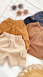 Gummy Baby Celana Pendek Anak Cargo Corduroy Anak Short Pants Anak Laki-laki 1-6 Tahun