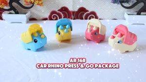 MAINAN ANAK BABY MAINAN PENCET ANIMAL RHINO HAPPY OWL SNAIL / MAINAN PULL N GO MAINAN DORONG