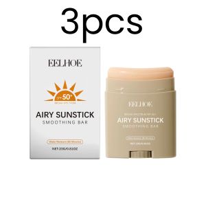 EELHOE | EELHOE Sun Protection Stick Effective Sun Block Prevent Dry Skin Refreshing Brightening Skin Tone Deep Hydrating Sunscreen Stick