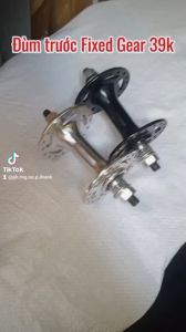 Đùm trước Xe Đạp Fixed Gear 32/36 lỗ Đen/Bạc