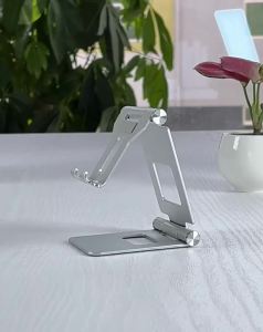 Adjustable Portable Folding Metal Aluminum Alloy Mobile Phone Desktop Holder Stand for iPhone 13 14 Pro Stand Lazy Live Bracket
