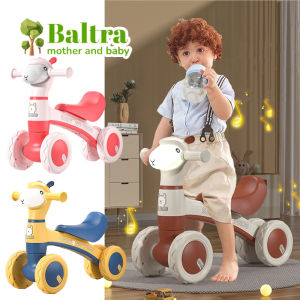 Baltra Childrens balancing pedal-free bicycle two-in-one baby toddler sliding scooter four-wheel